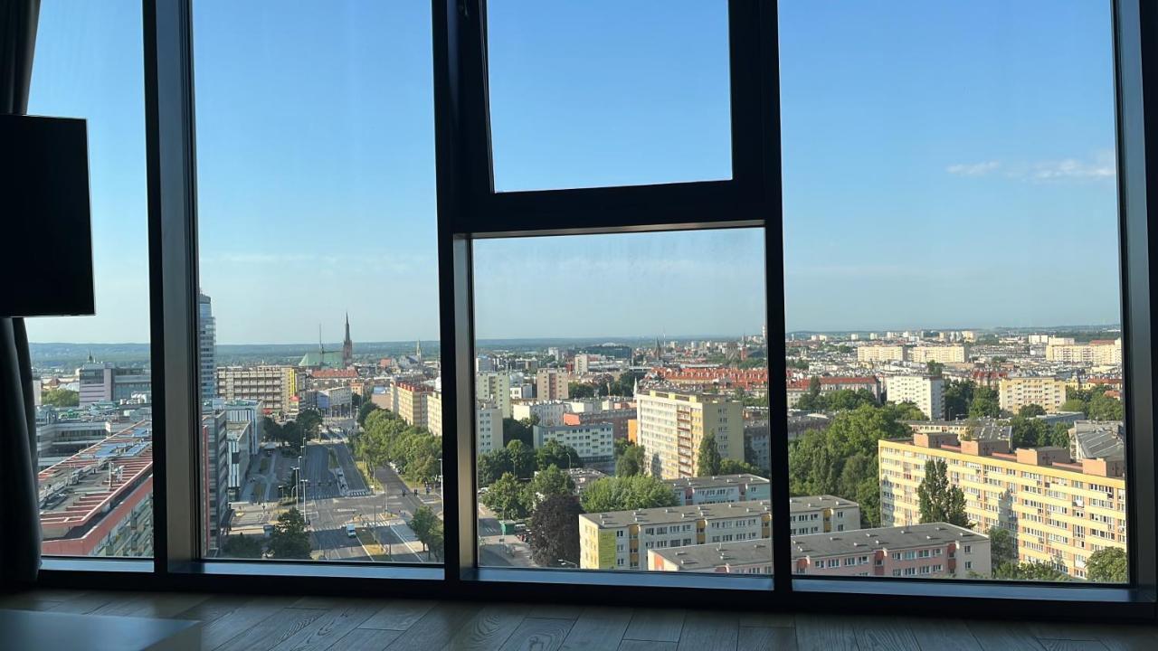 Hanza Tower - Luxurious Apartment 60M2 - 15Th Floor City View Щецин Екстер'єр фото