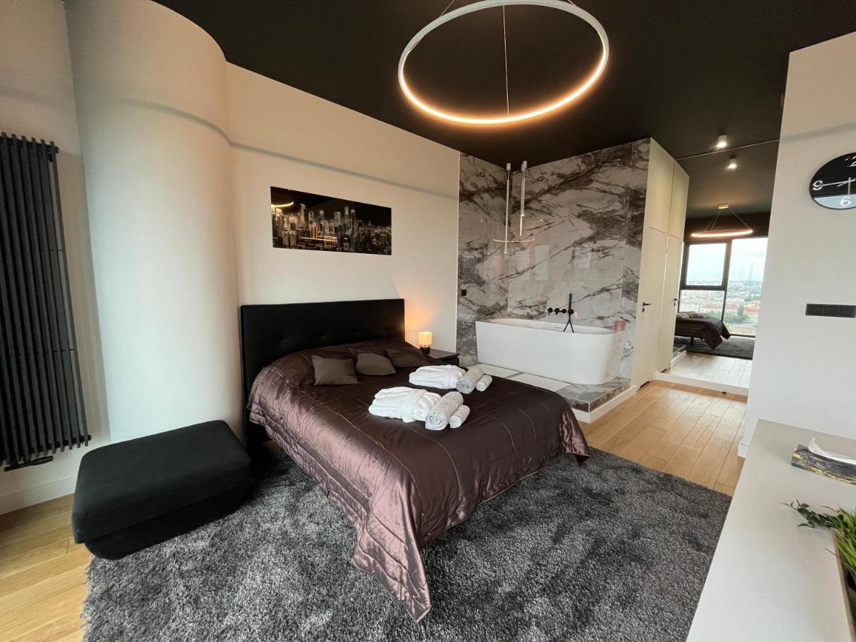 Hanza Tower - Luxurious Apartment 60M2 - 15Th Floor City View Щецин Екстер'єр фото